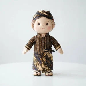 Boneka Cowok Baju Adat Jawa